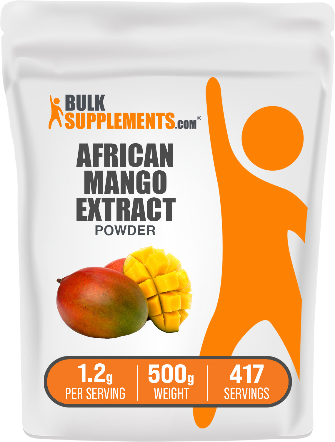 BulkSupplements.com African Mango Extract Powder 500g bag image