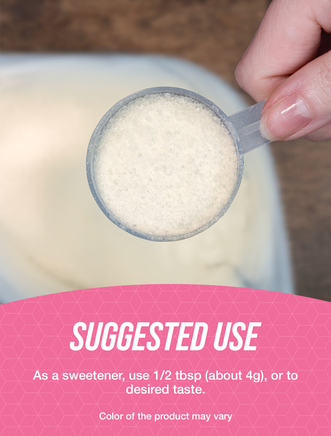 Allulose powder suggested use image