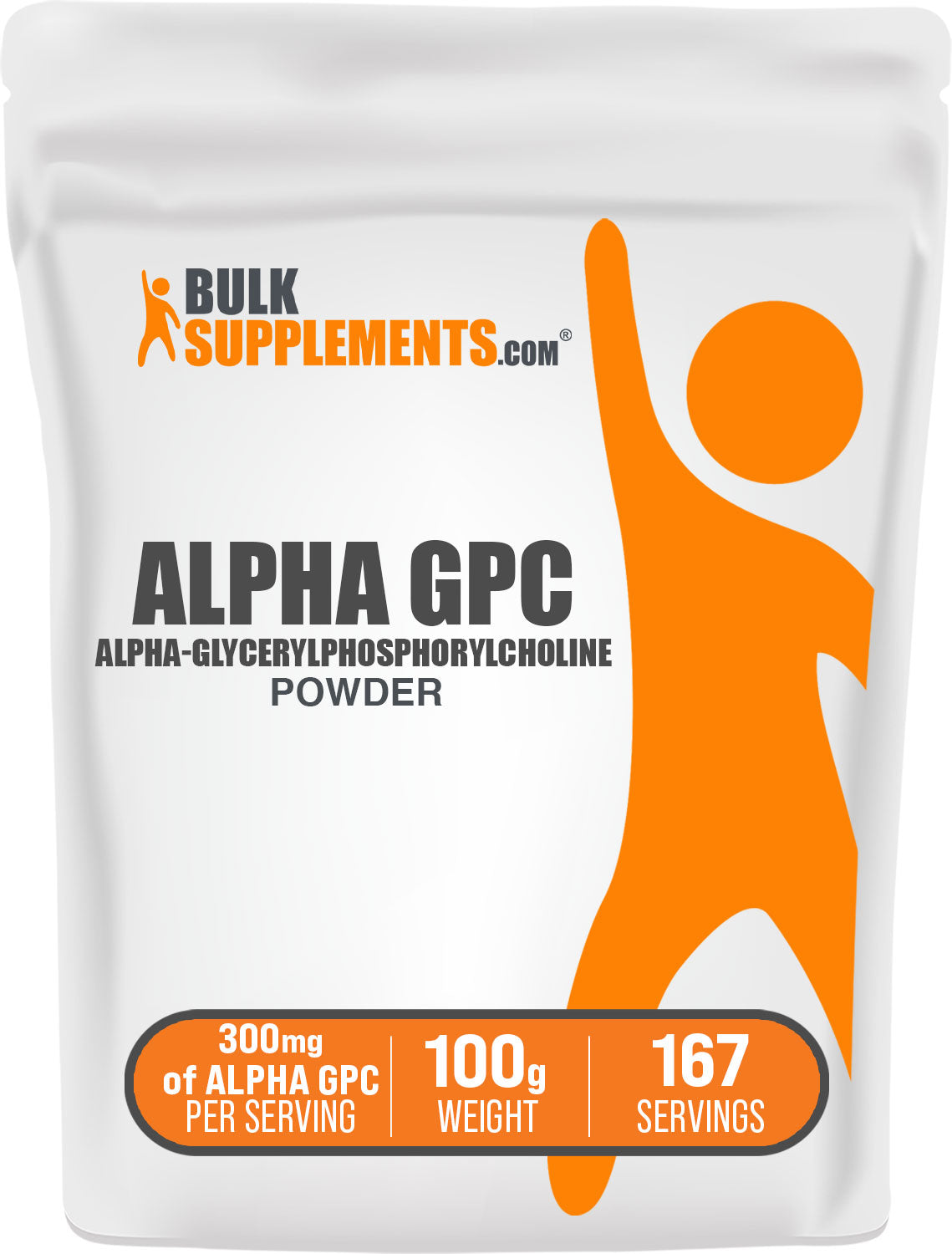 BulkSupplements.com Alpha GPC Powder 100g bag image