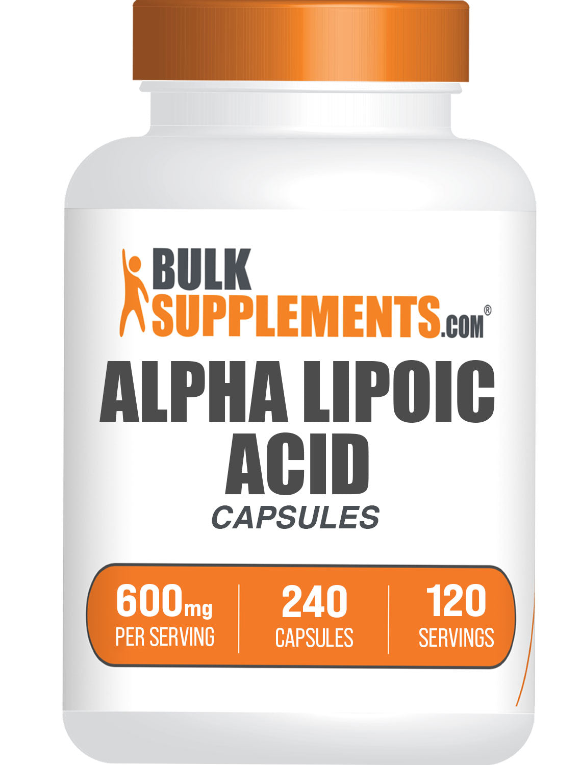 BulkSupplements.com Alpha Lipoic Acid 240 capsules bottle image