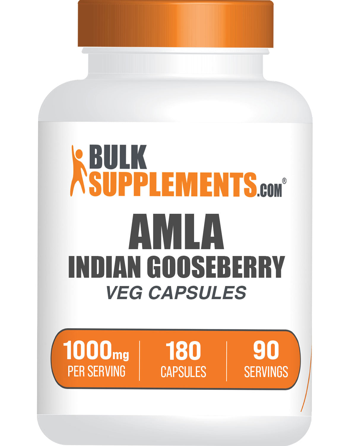 BulkSupplements.com Amla Extract 180 capsules bottle image