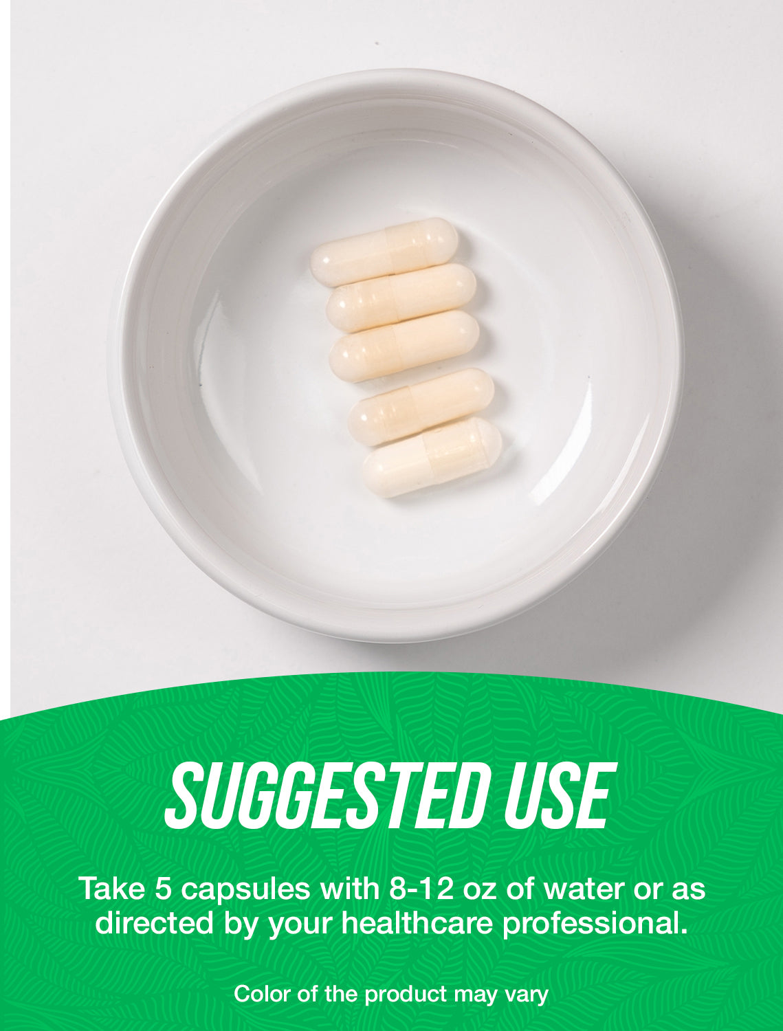 Apple cider vinegar 2500mg capsules suggested use image