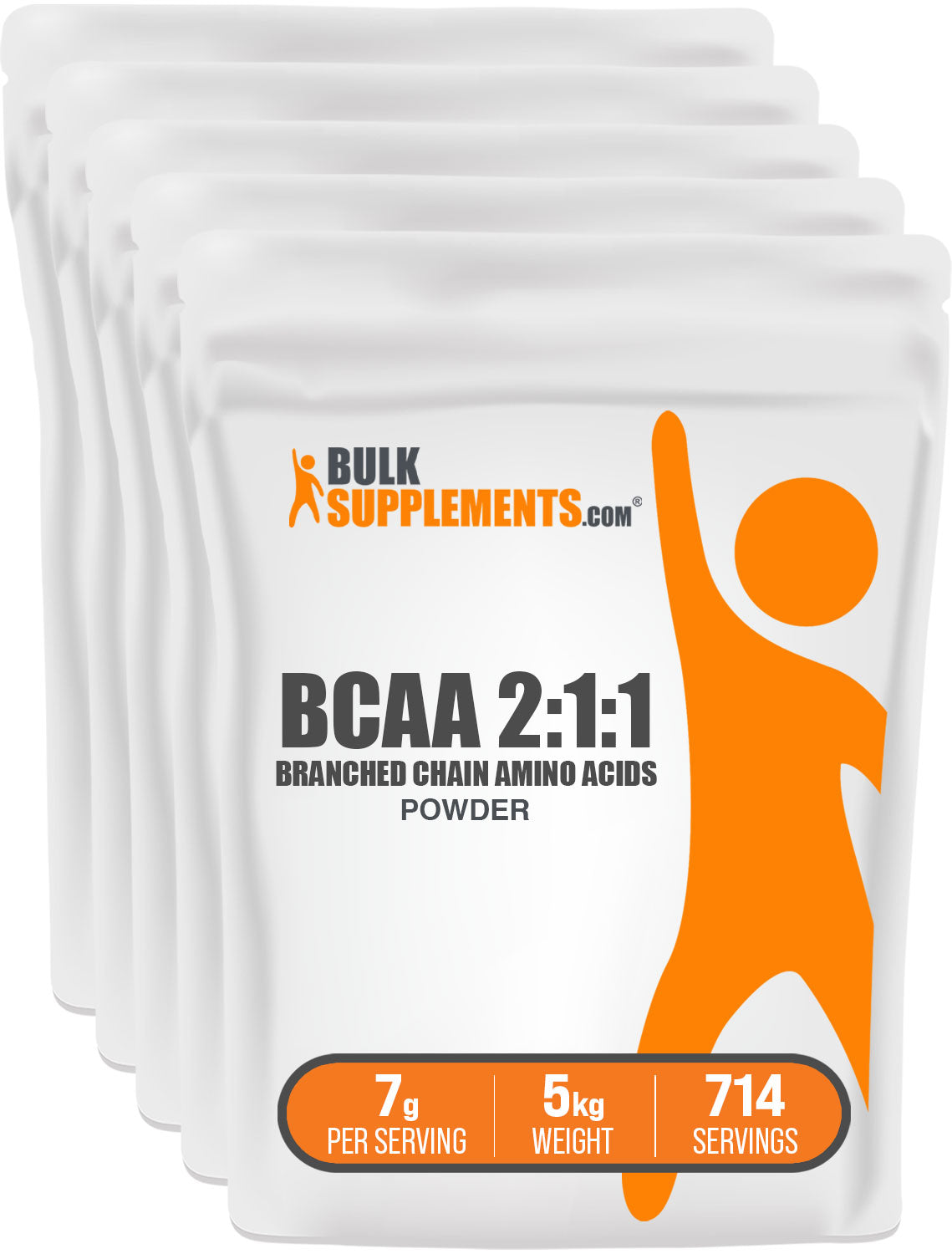 BulkSupplements.com BCAA 2:1:1 Powder 5kg bag image