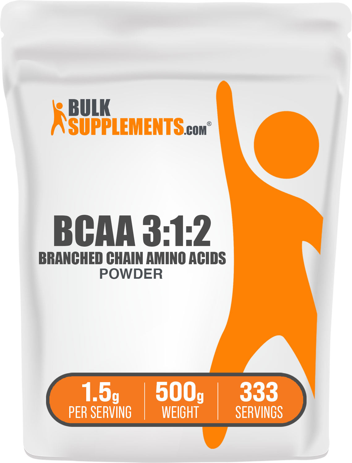 BulkSupplements.com BCAA 3:1:2 Powder 500g bag image