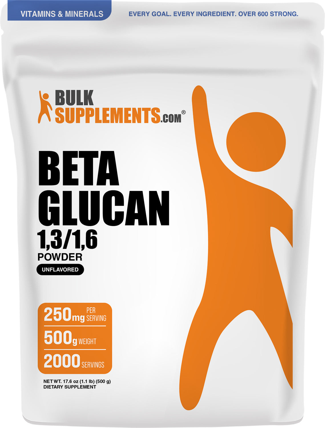 Beta Glucan 1,3/1,6 Powder 500g Main Image