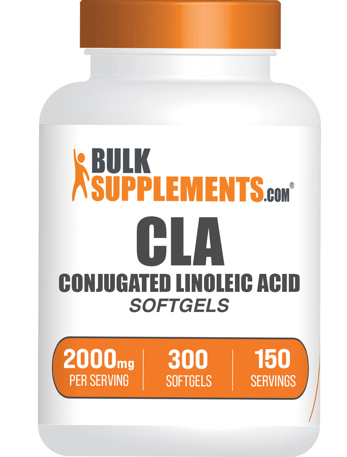 BulkSupplements.com CLA 300 softgels bottle image