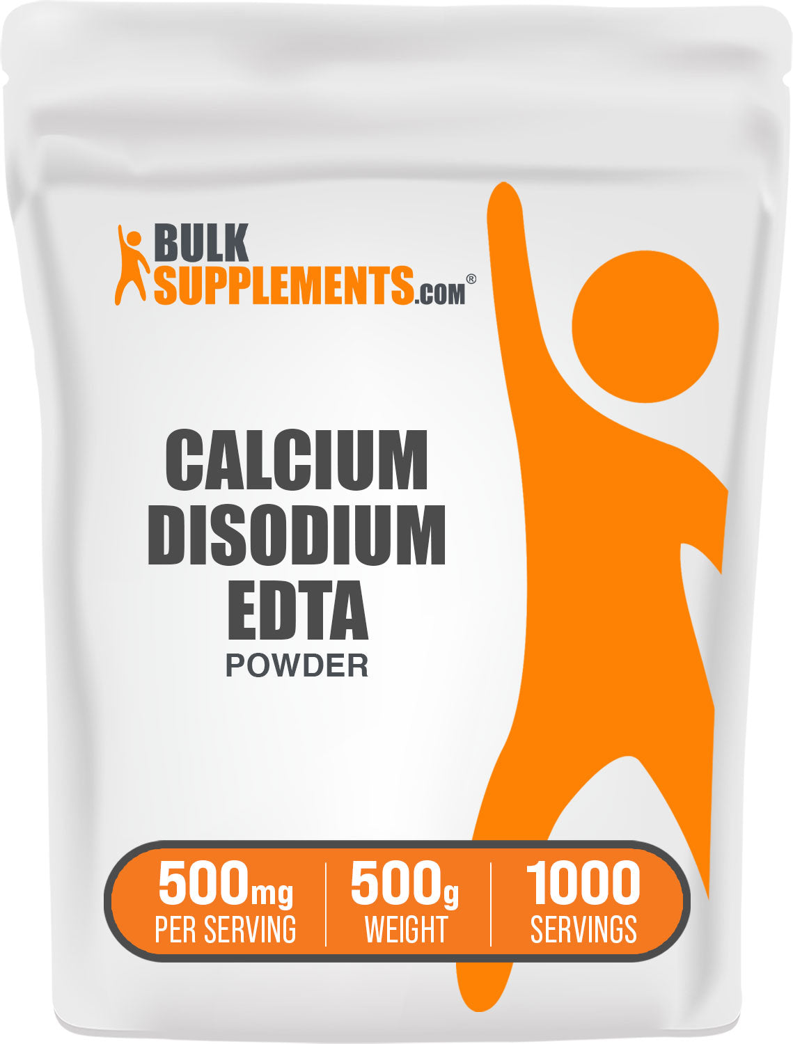 BulkSupplements.com Calcium Disodium EDTA Powder 500g bag image