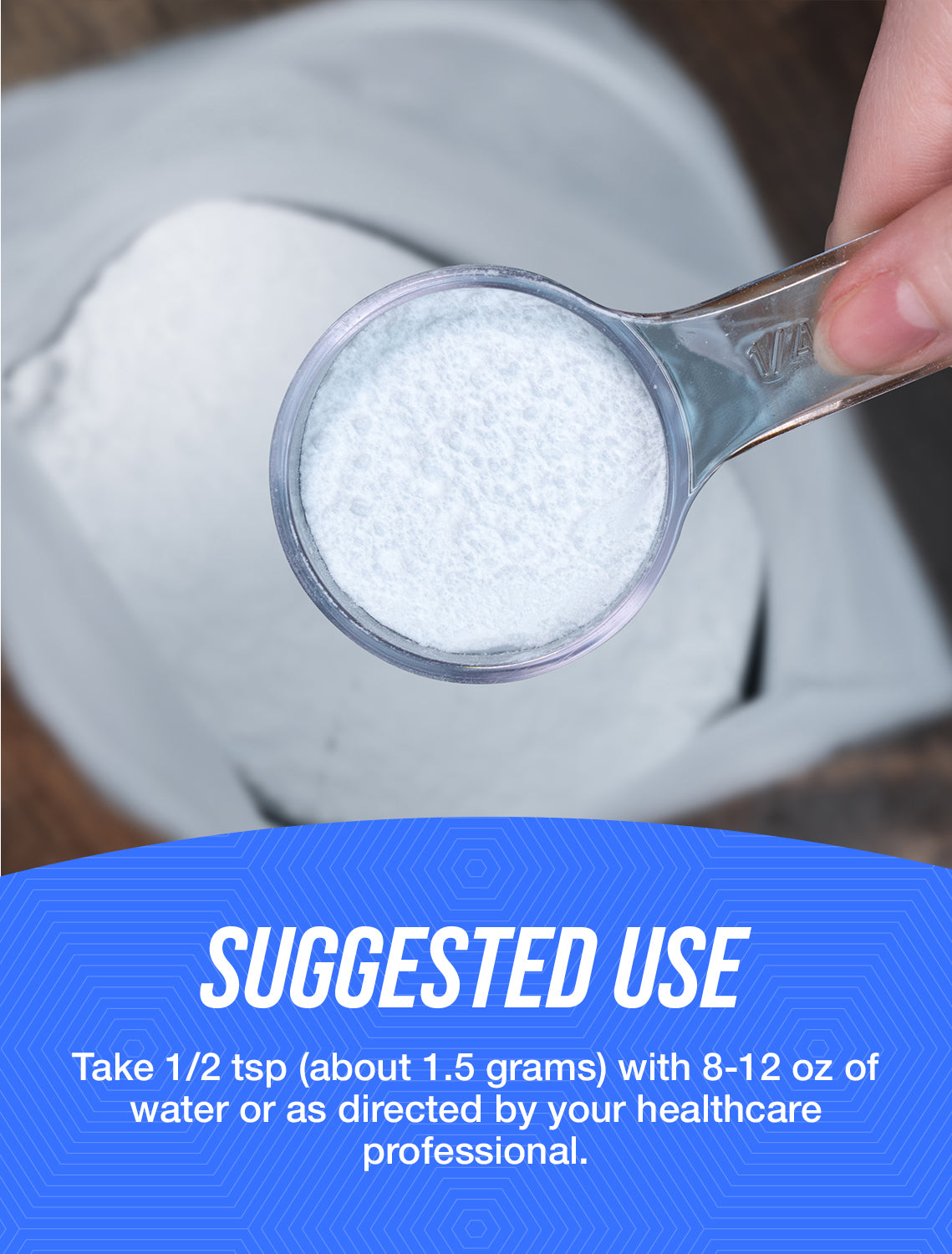 Calcium lactate powder suggested use image
