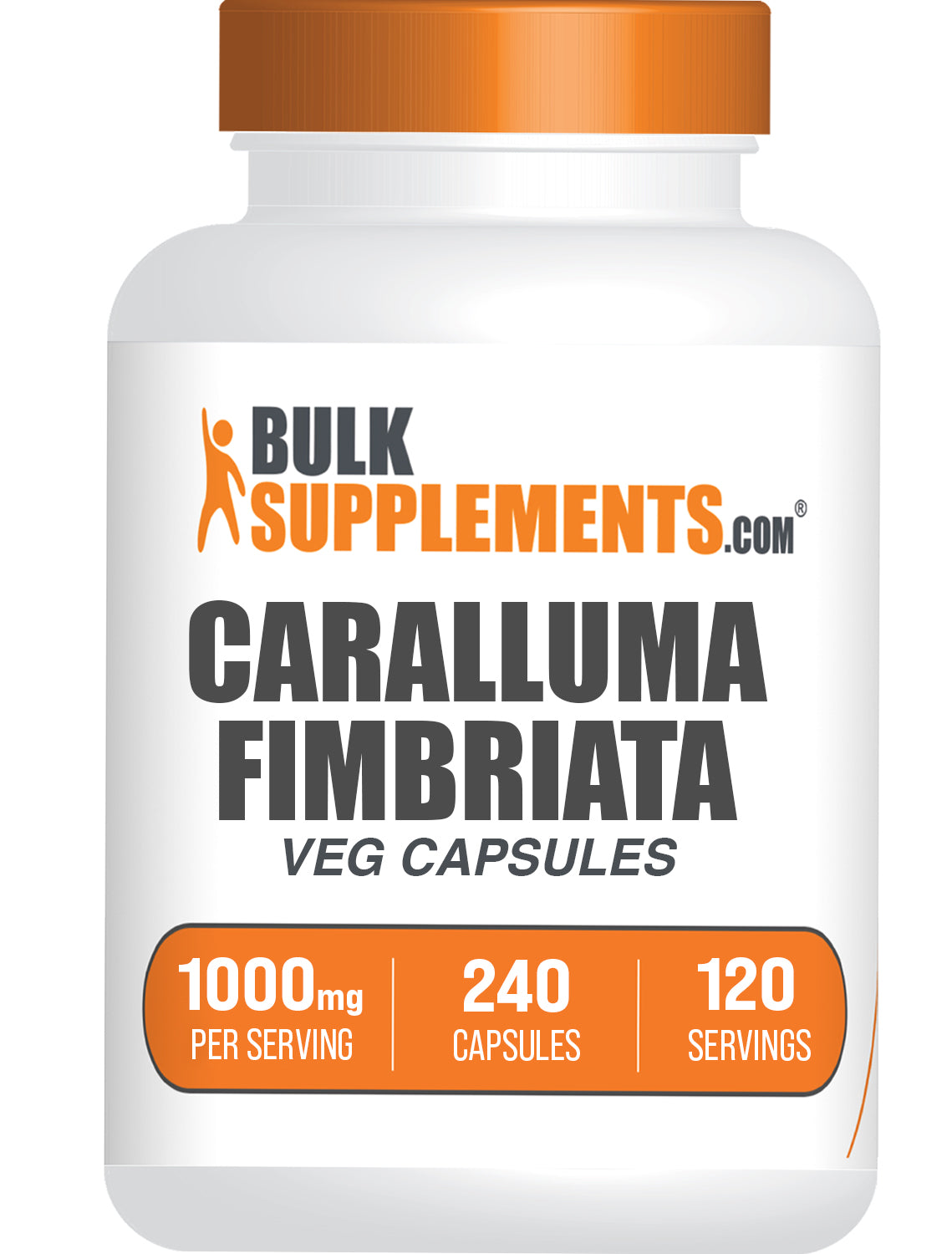 BulkSupplements.com Caralluma Fimbriata 240 capsules bottle image