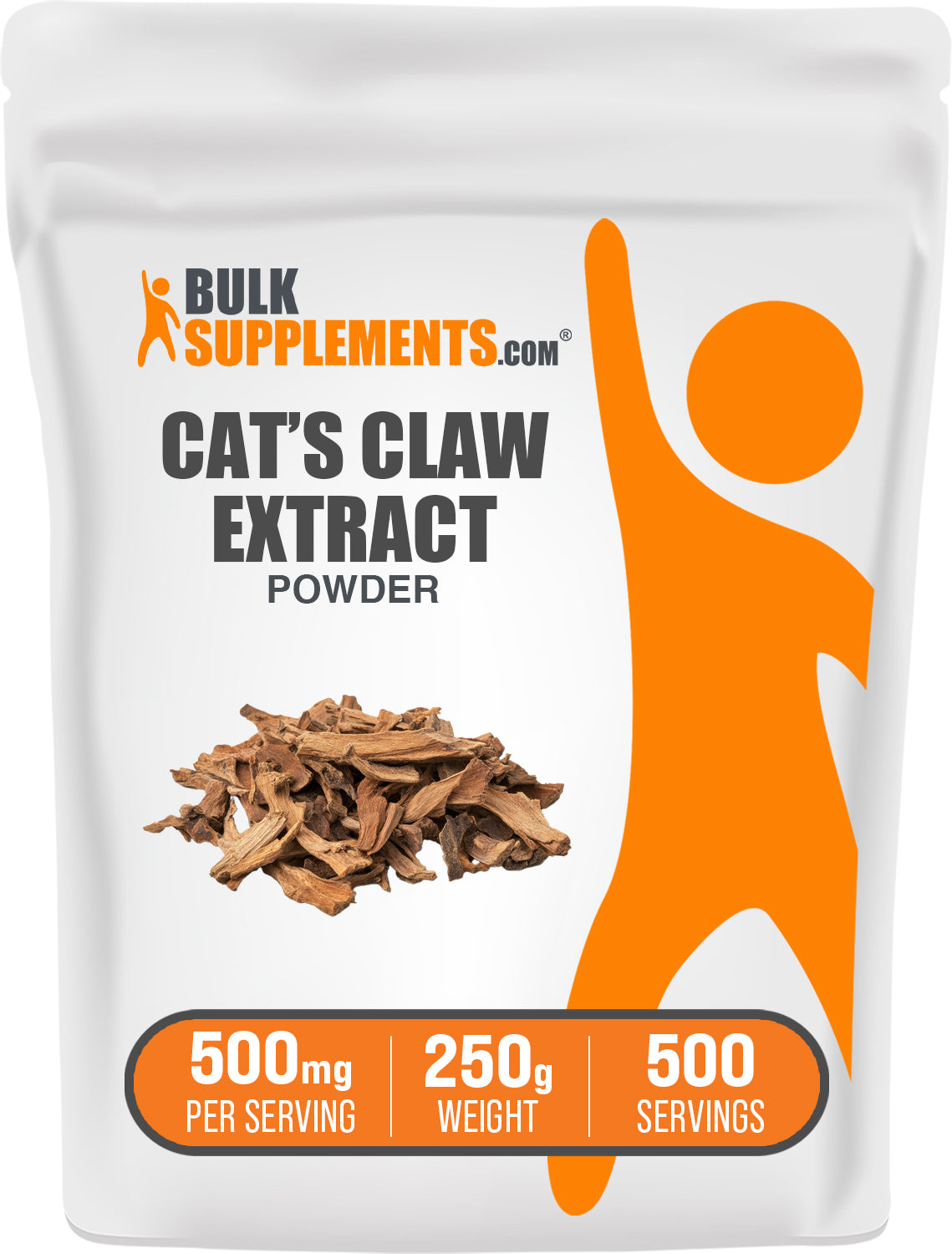 BulkSupplements.com Cat's Claw Extract Powder 250g bag image