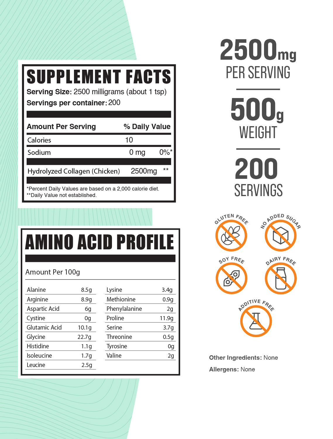 Chicken Collagen Label
