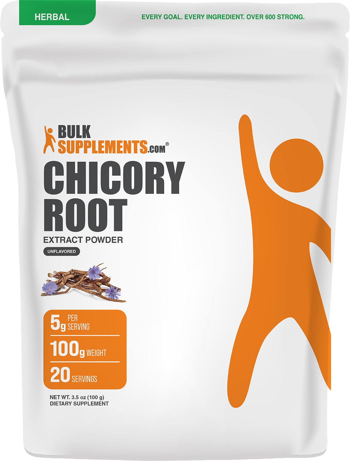 Chicory Root Extract Powder AMZ 100g Main Image