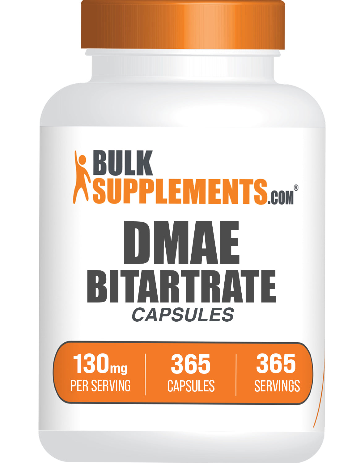 BulkSupplements.com DMAE Bitartrate 365 capsules bottle image