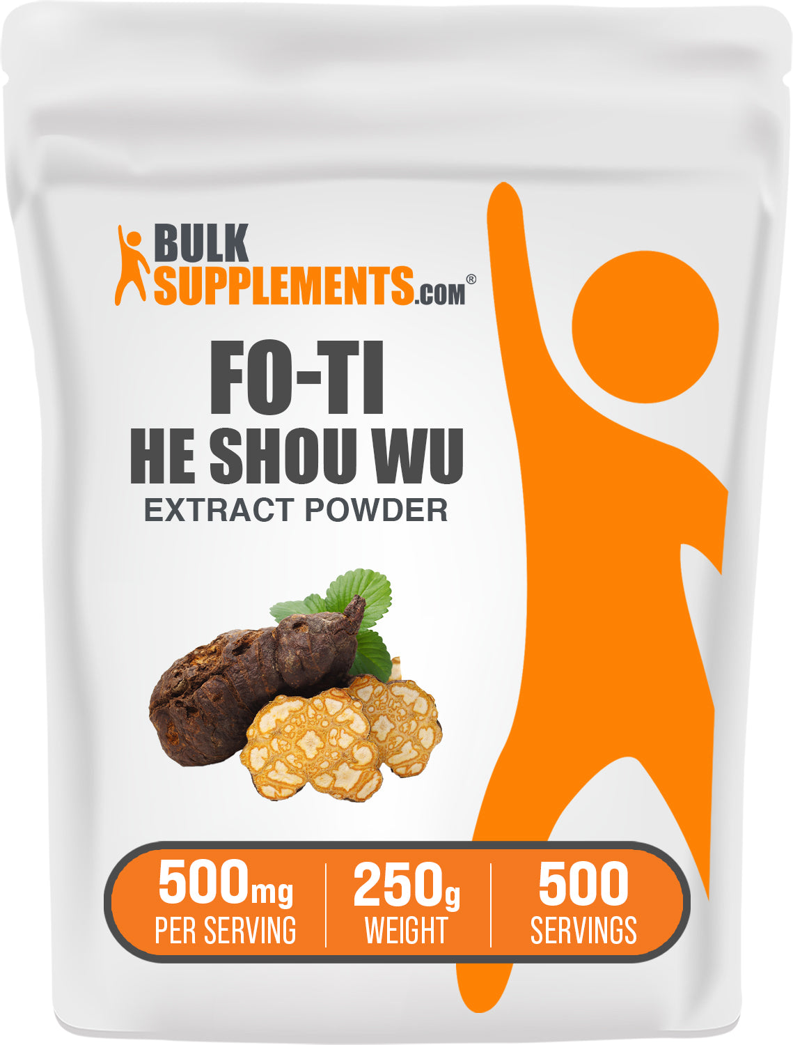 BulkSupplements.com Fo-Ti Extract Powder 250g bag image