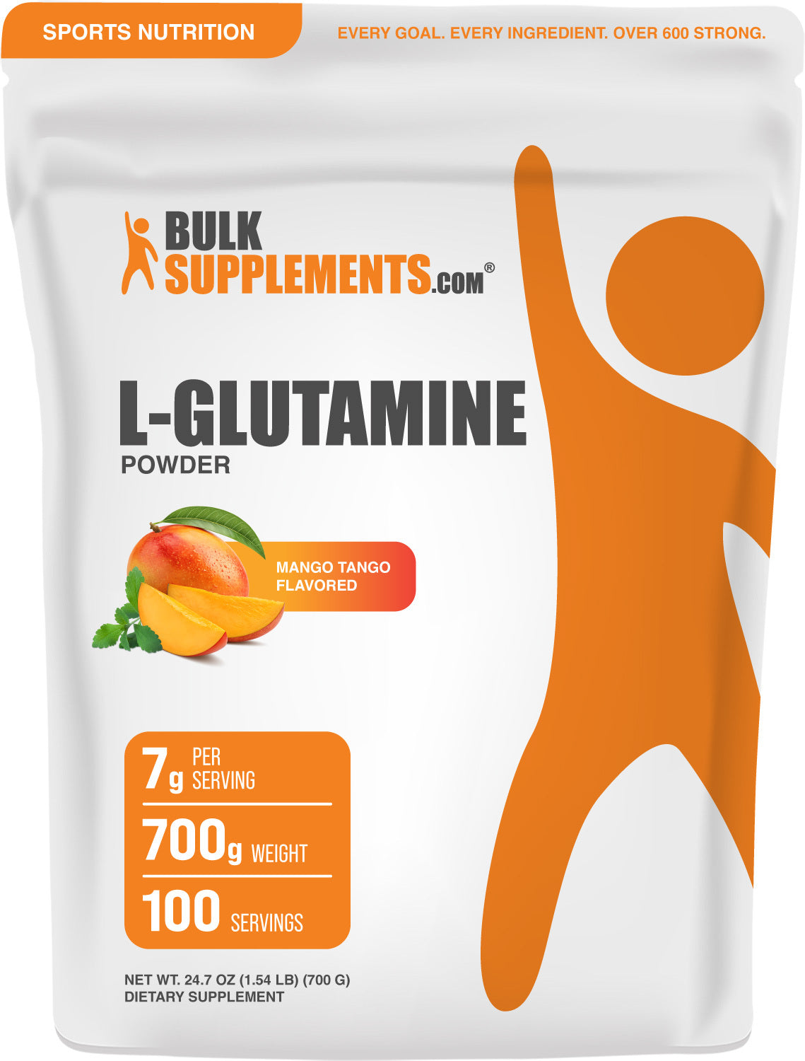 L-Glutamin Pulver - Mango Tango