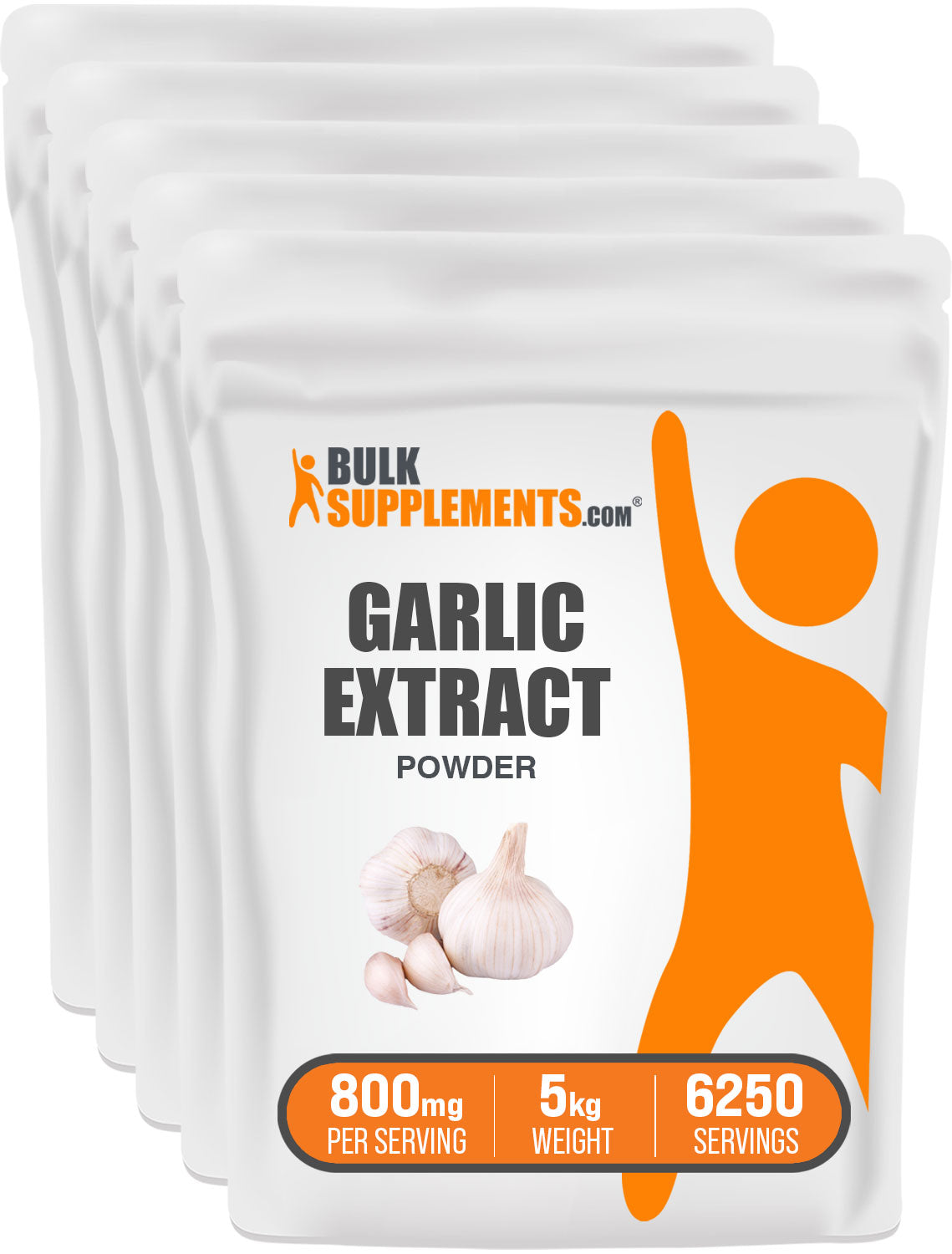 BulkSupplements.com Garlic Extract Powder 5kg bag image