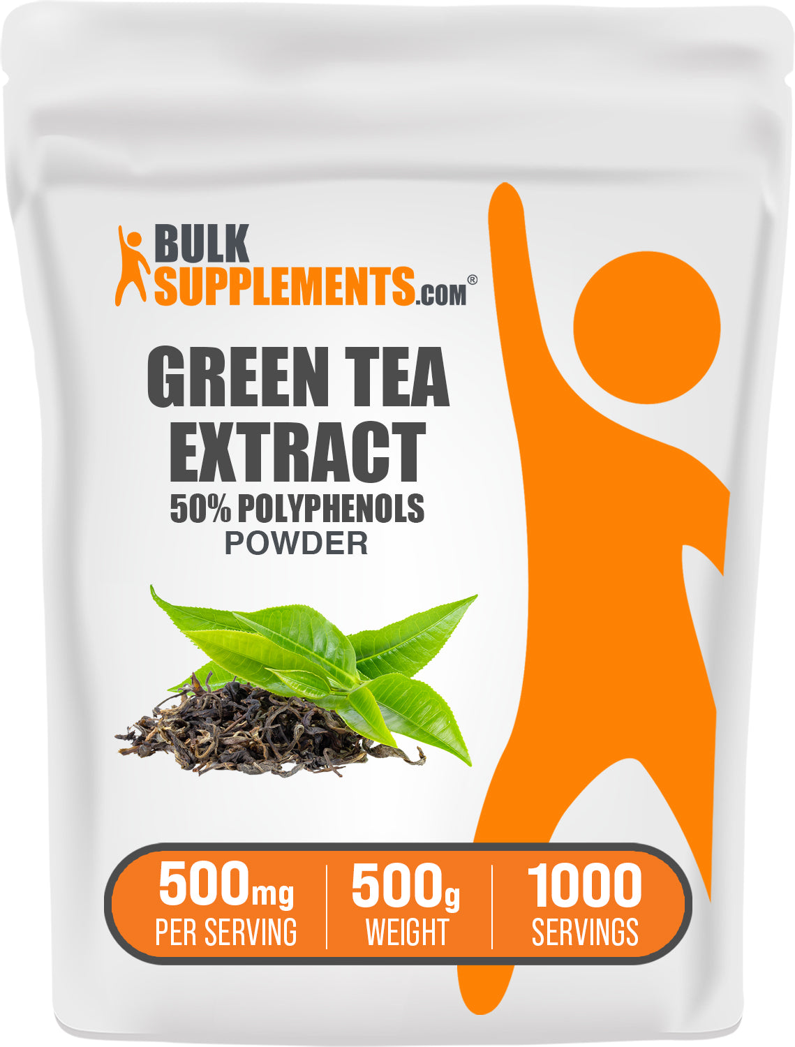 Green Tea Extract (50 Polyphenols) Powder 500g Main Image