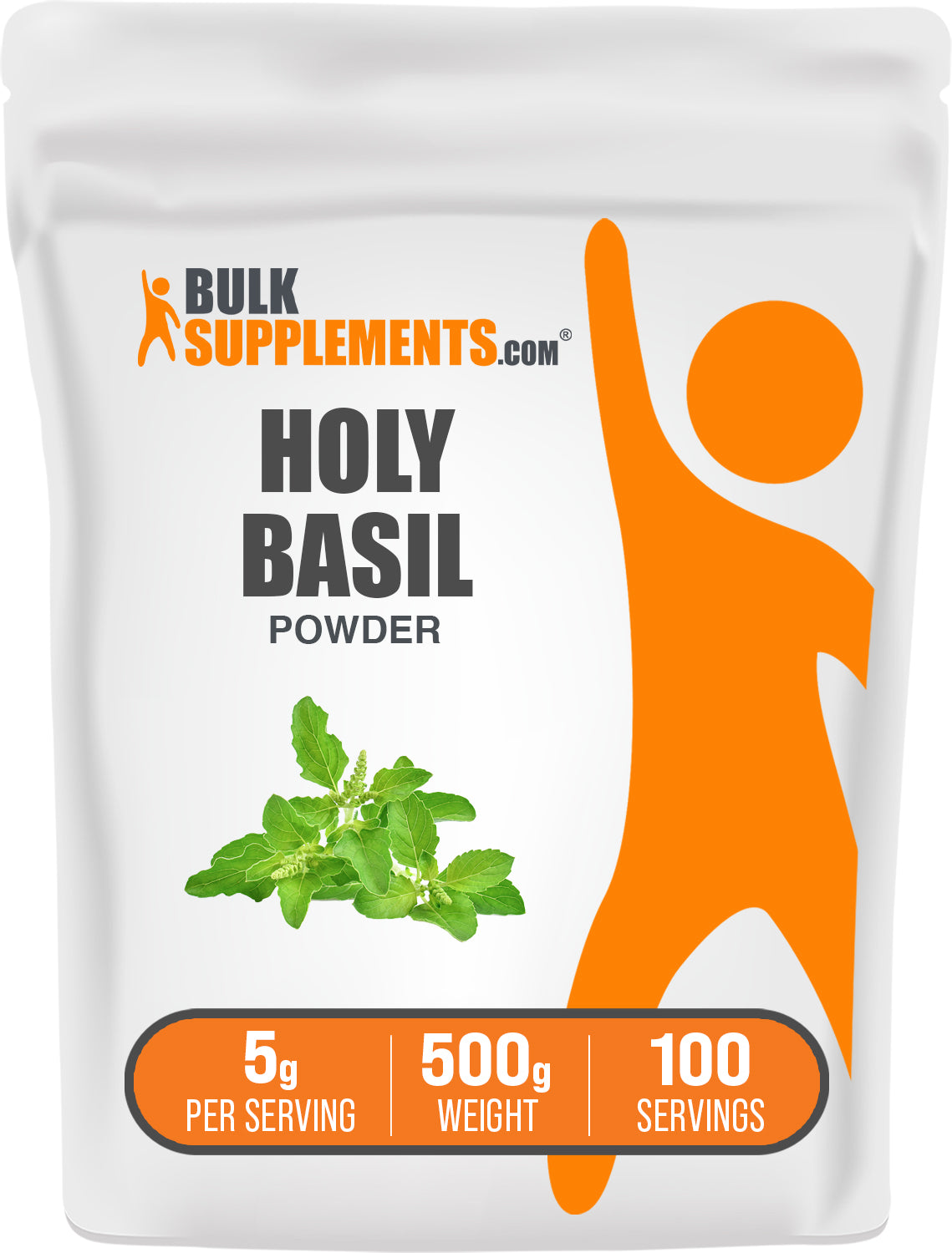 BulkSupplements.com Holy Basil Powder 500g bag image