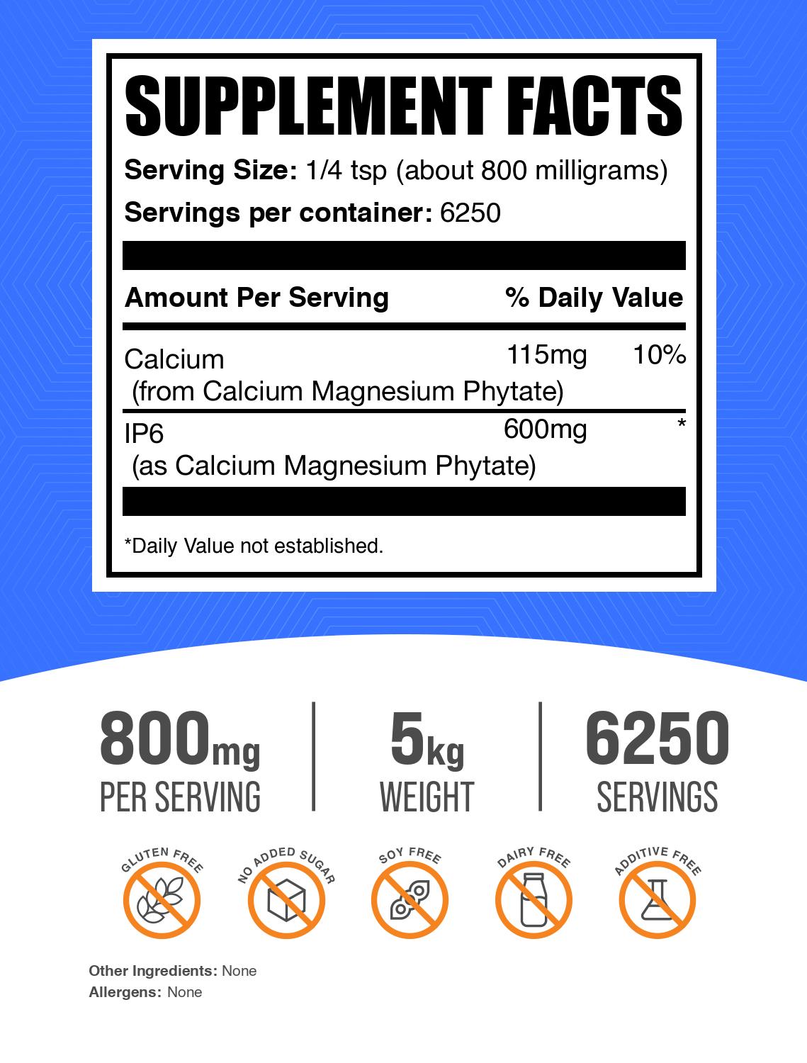 IP6 powder label 5kg