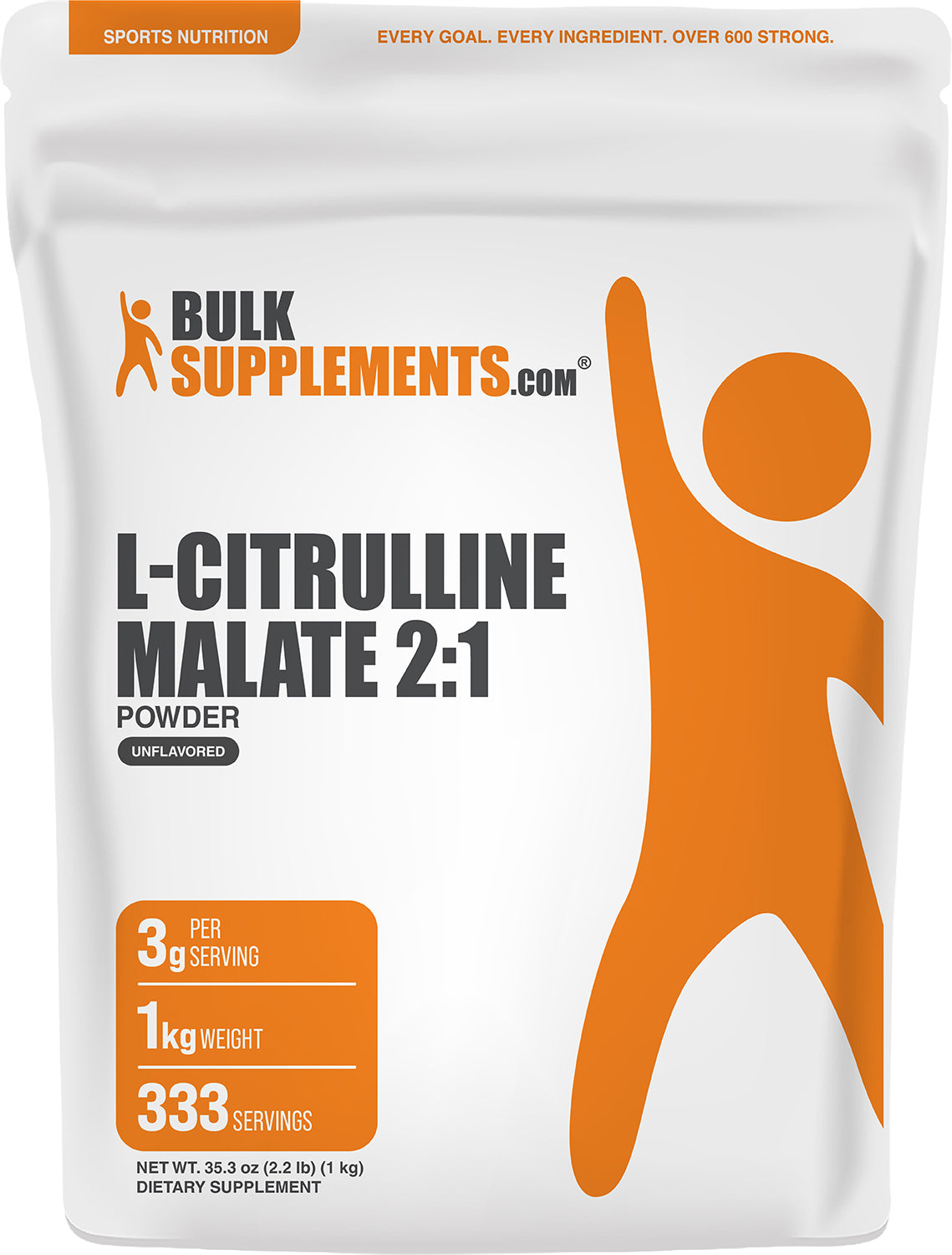 L-Citrulline Malate 21 Powder 1kg Main Image
