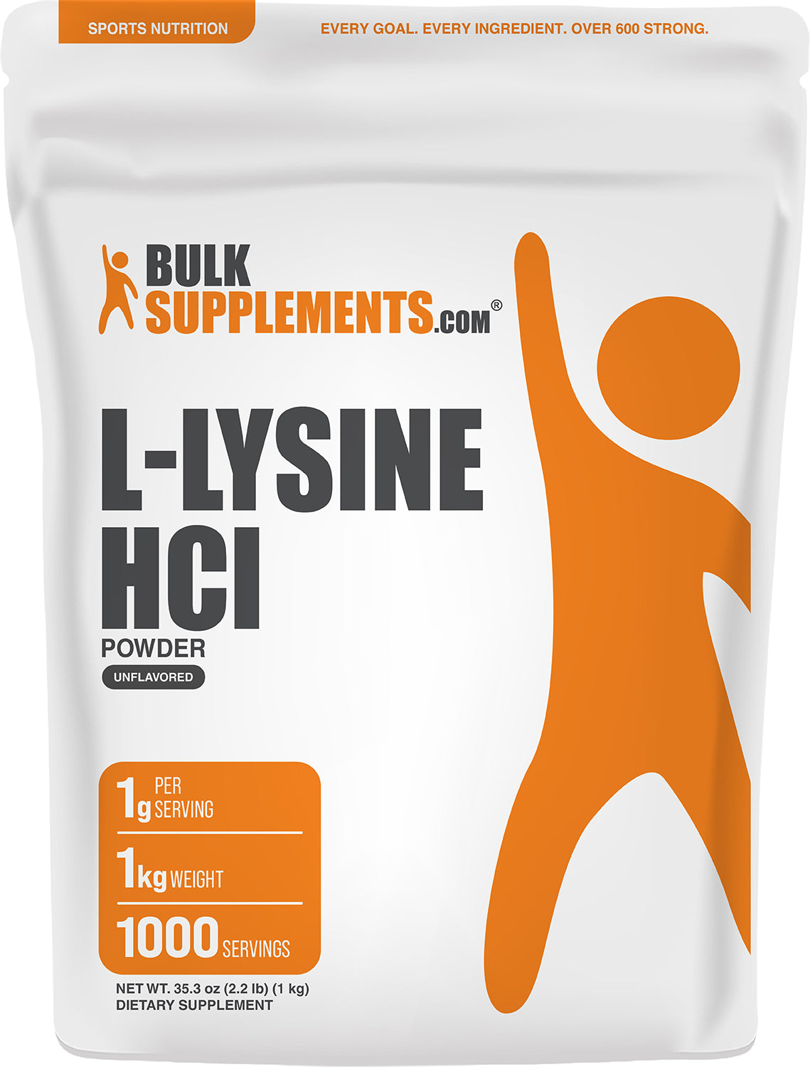 L-Lysine HCl Powder 1kg Main Image