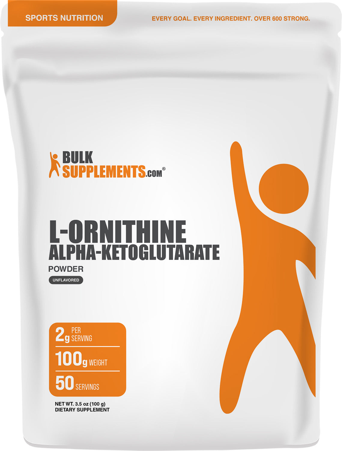 L-Ornithine alpha-Ketoglutarate Powder 100g Main Image