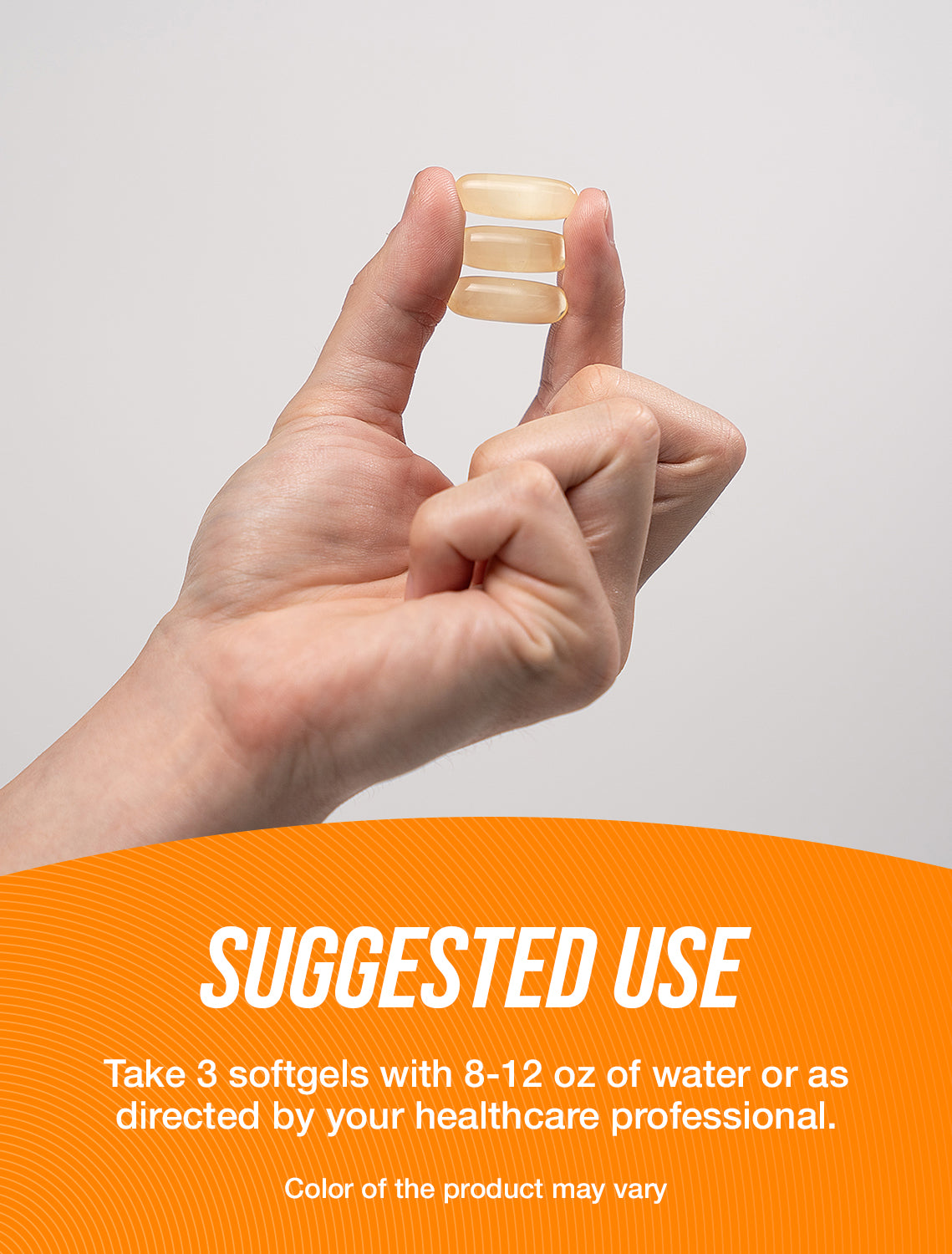 MCT Oil softgels suggested use image