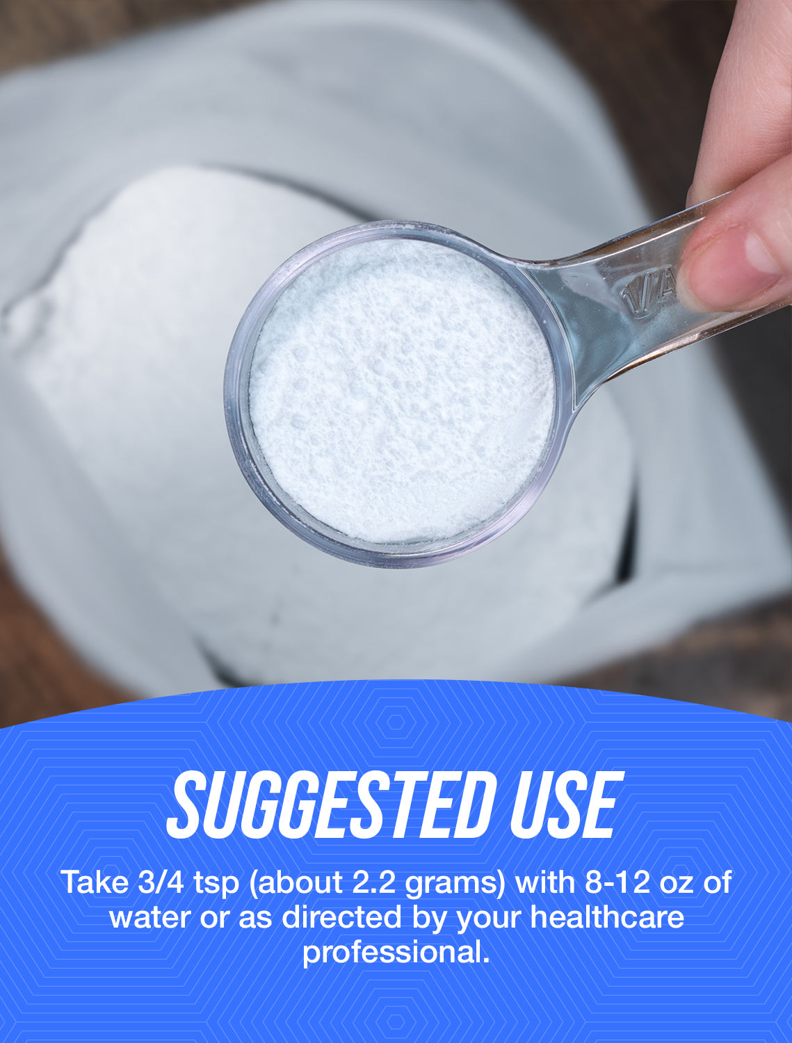 Magnesium Glycinate powder suggested use image