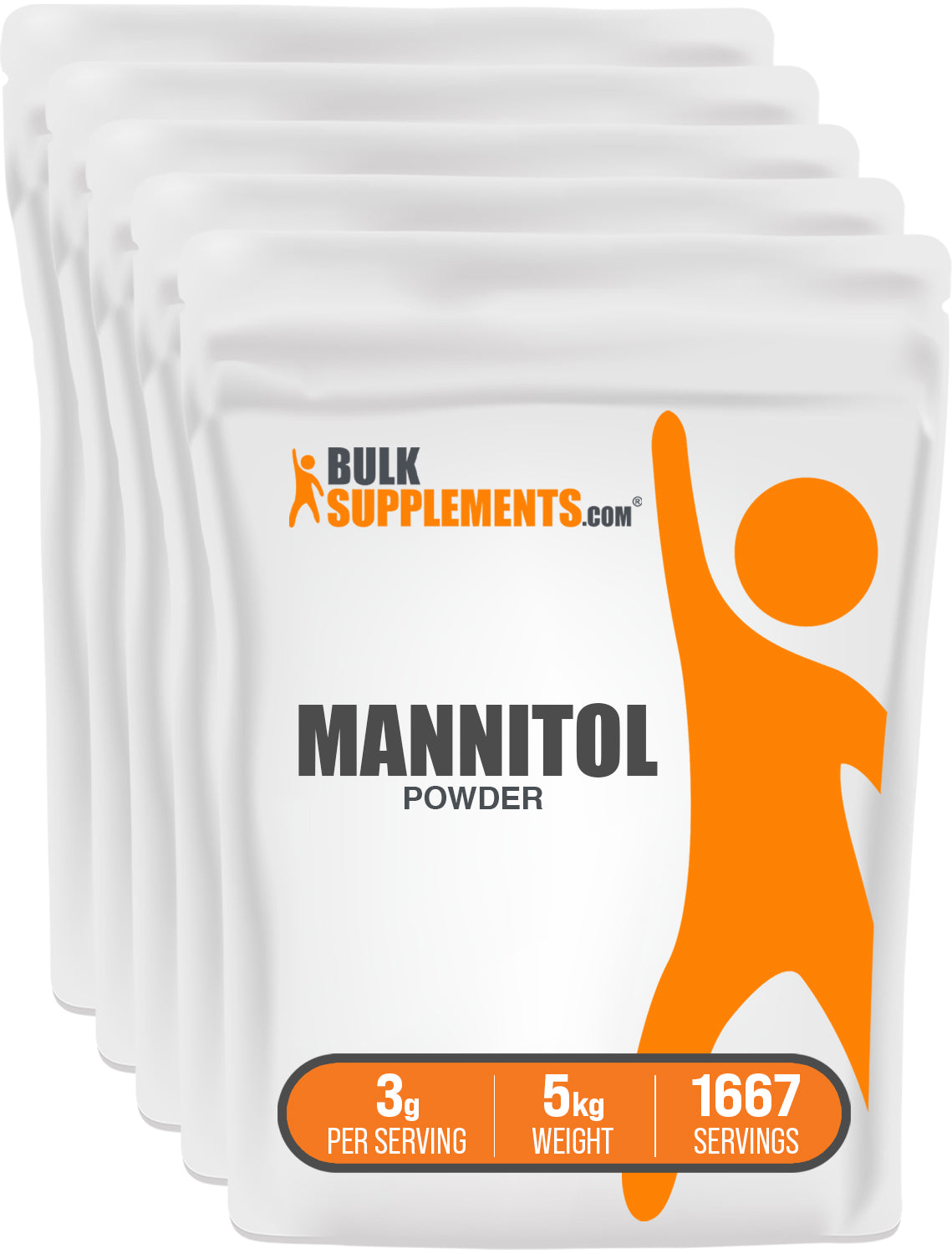 BulkSupplements.com Mannitol Powder 5kg bag image