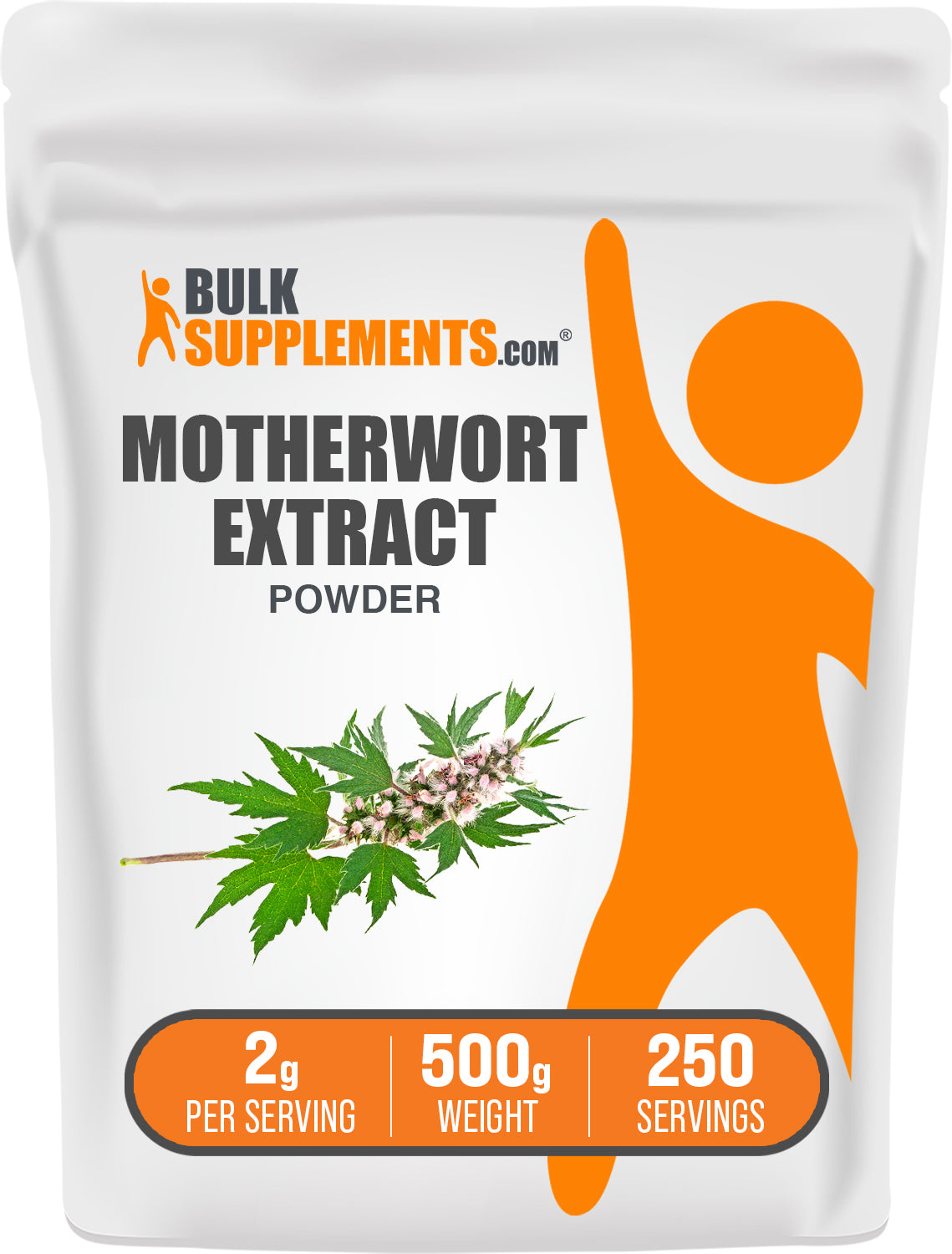 BulkSupplements.com Motherwort Extract Powder 500g bag image