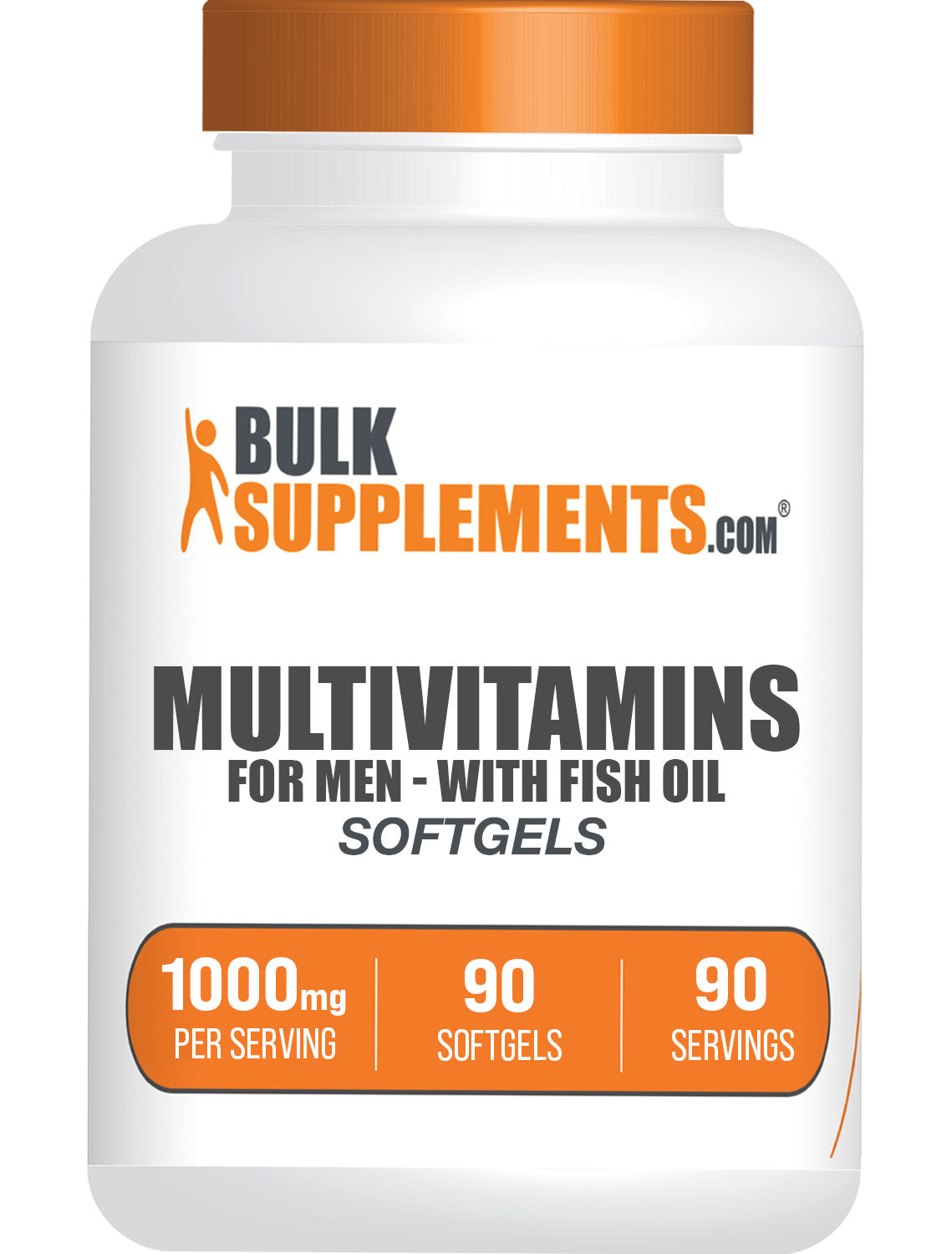 BulkSupplements.com Multivitamins for Men 90 softgels bottle image