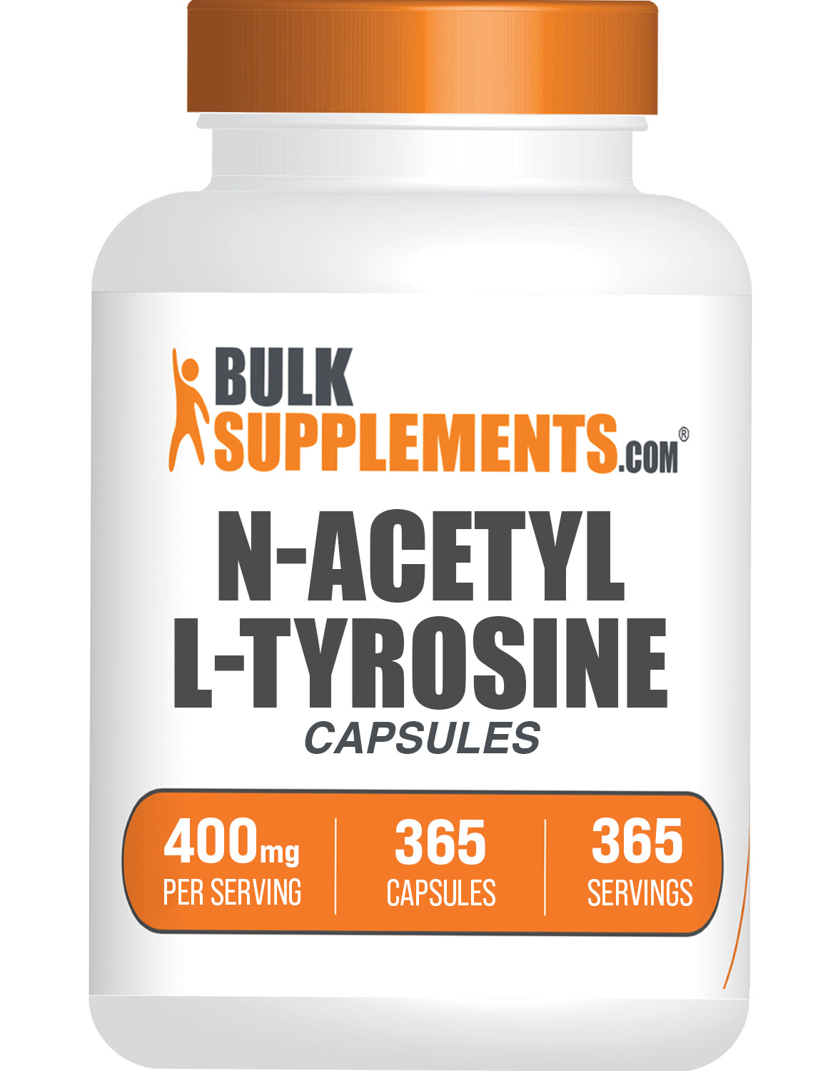 BulkSupplements.com N-Acetyl L-Tyrosine 240 capsules bottle image