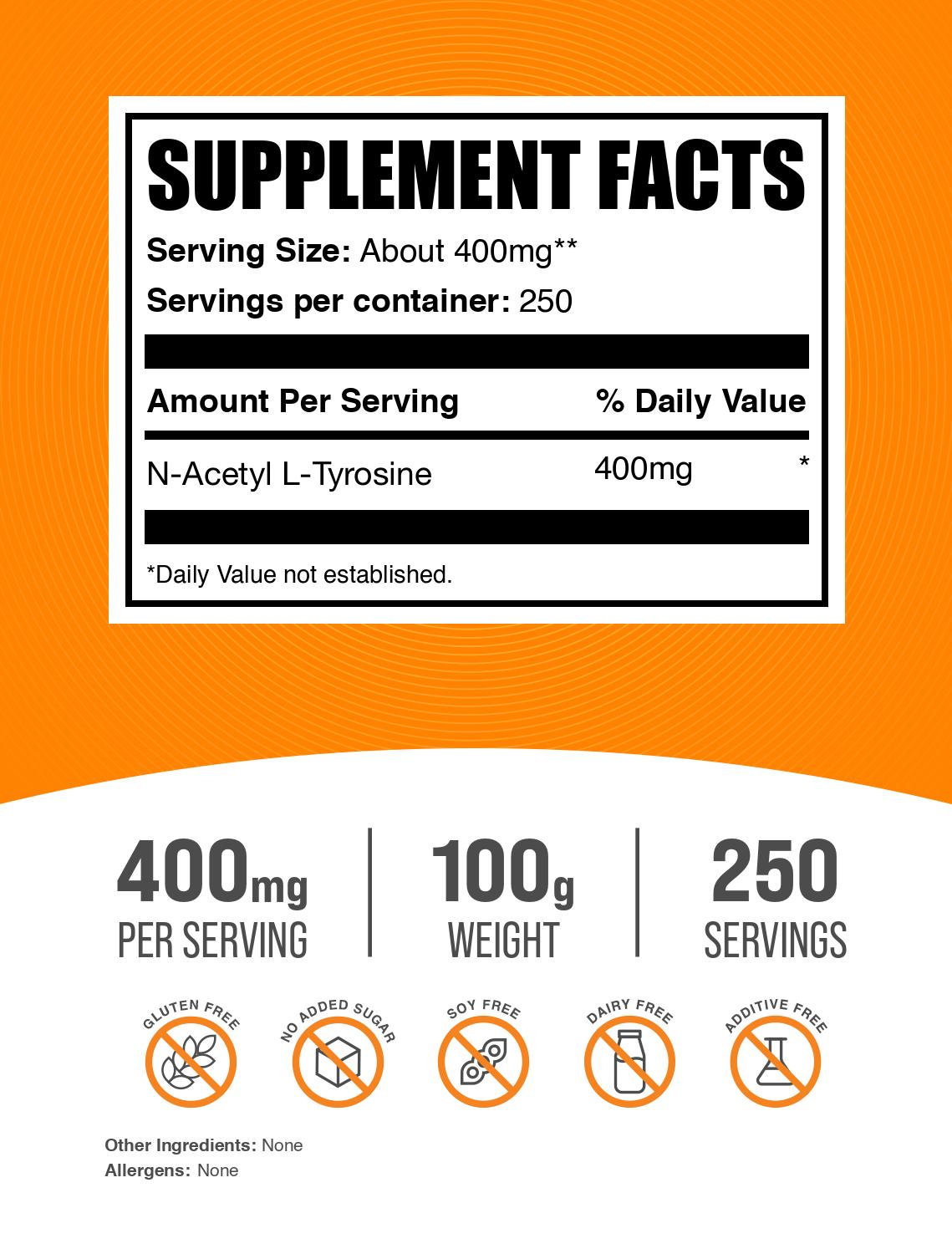 NALT powder label 100g