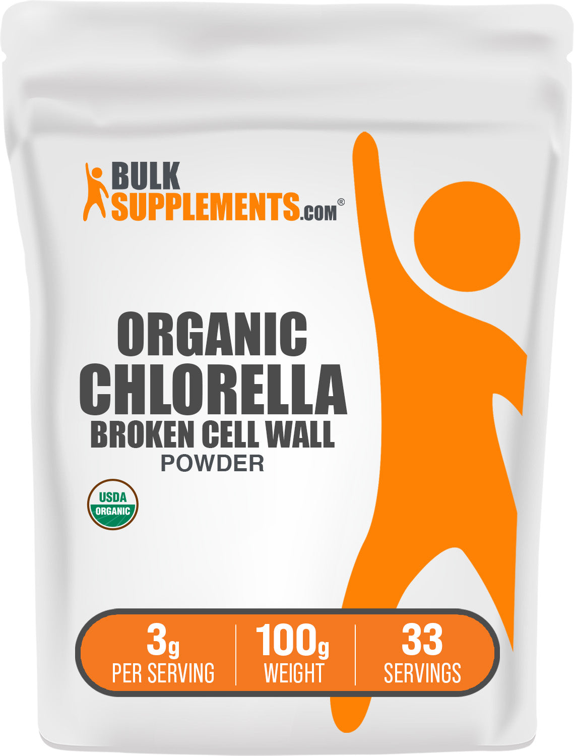 Organic Chlorella (gebrochene Zellwand) Pulver