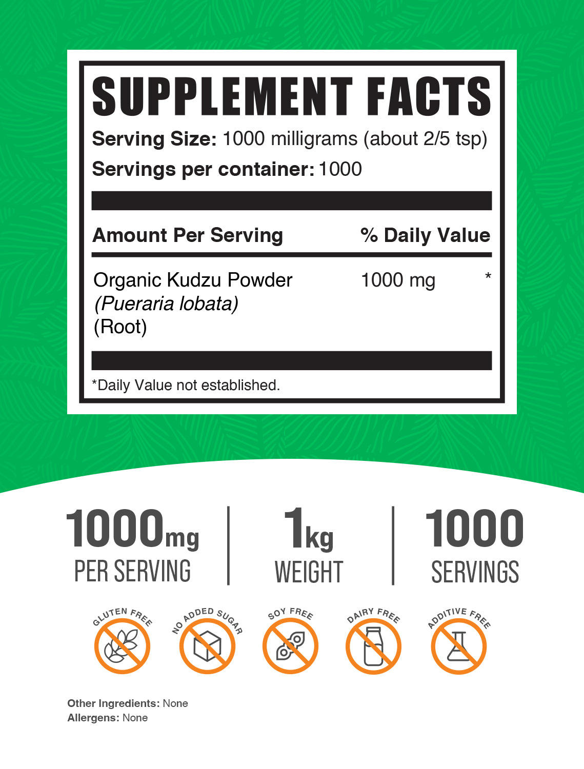 Organic Kudzu Root Powder keywords