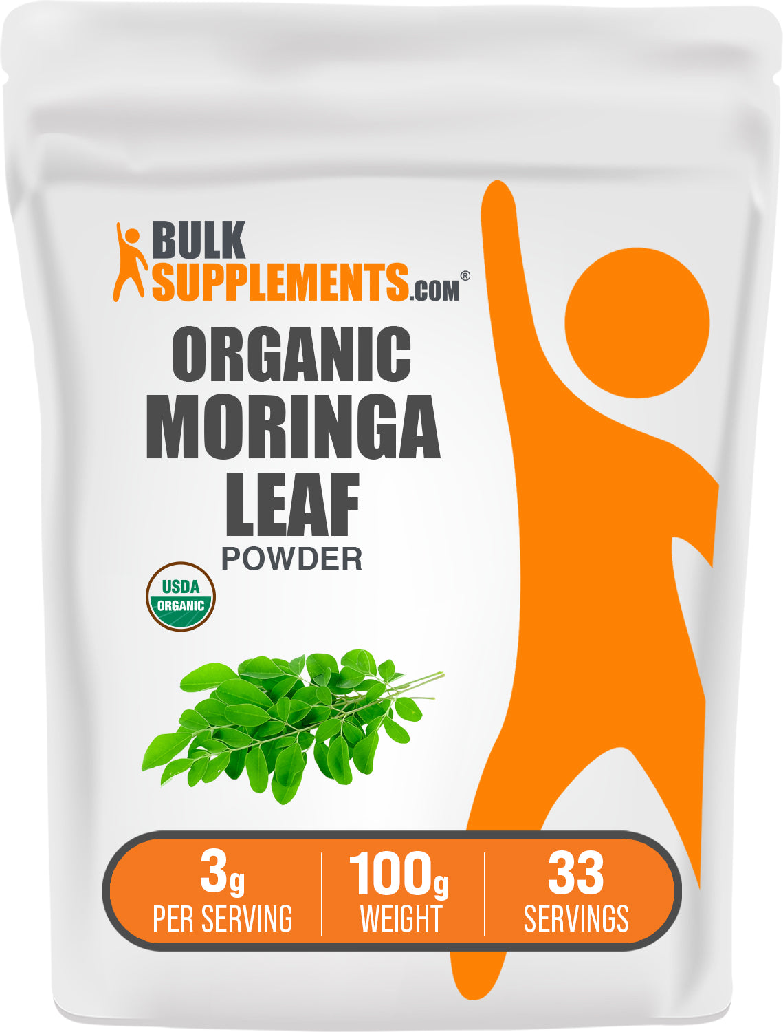 Bio-Moringa-Blatt-Pulver