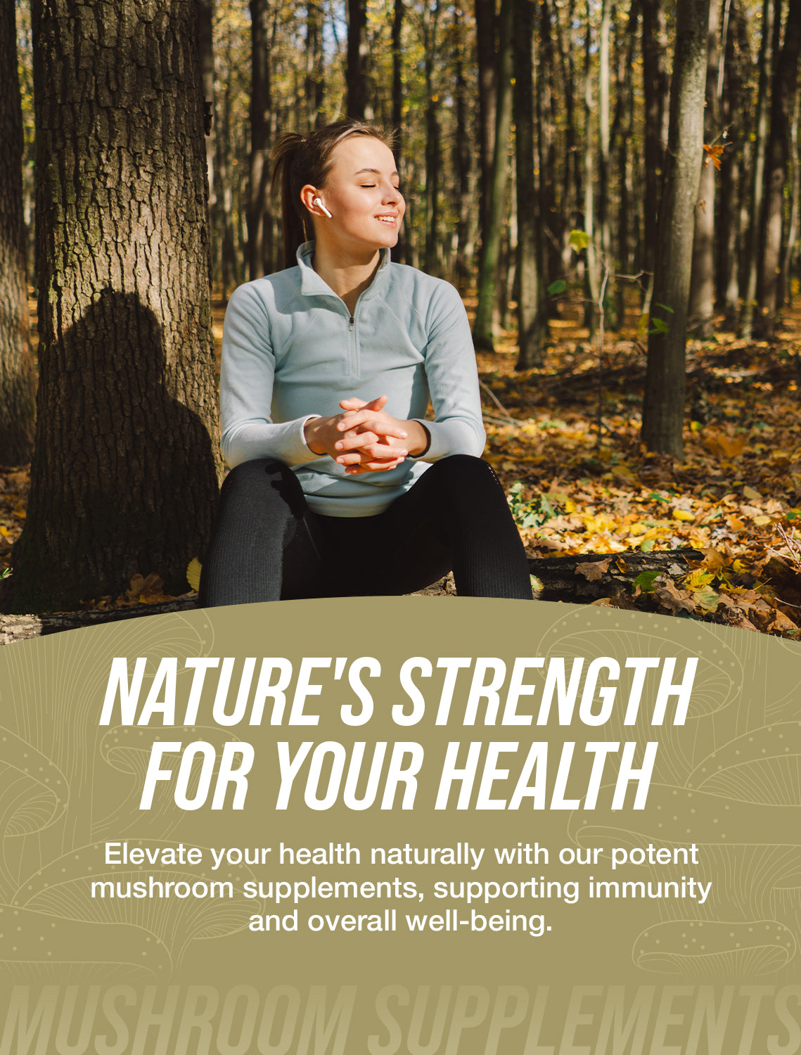 Mushroom supplements category image