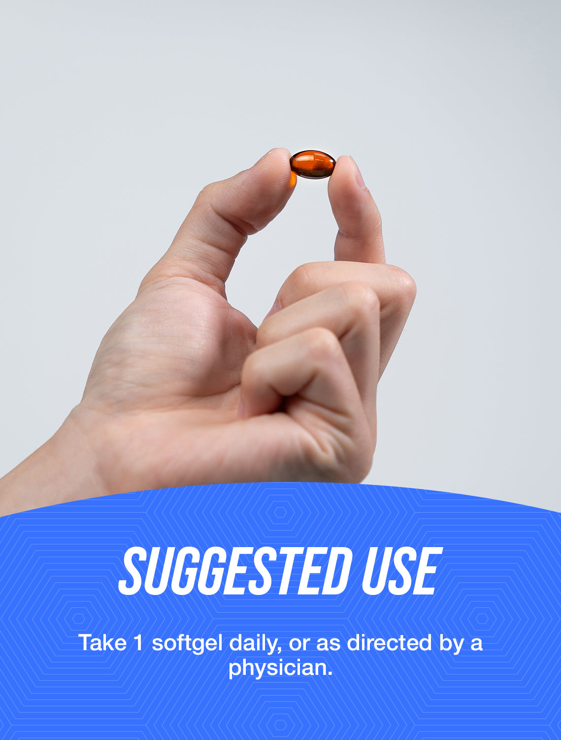 Salmon oil softgels suggested use image