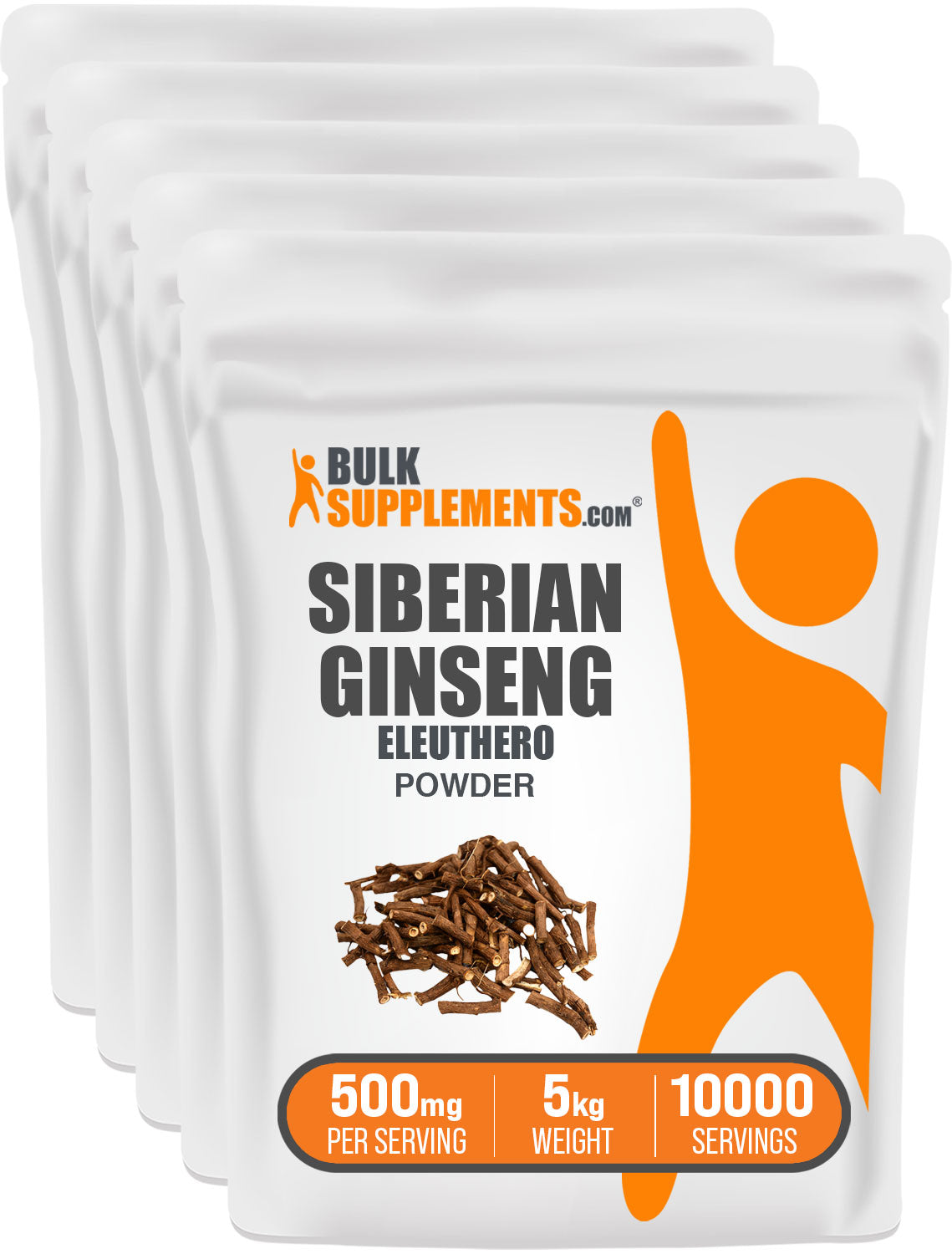 BulkSupplements.com Eleuthero (Siberian Ginseng) Powder 5kg bag image