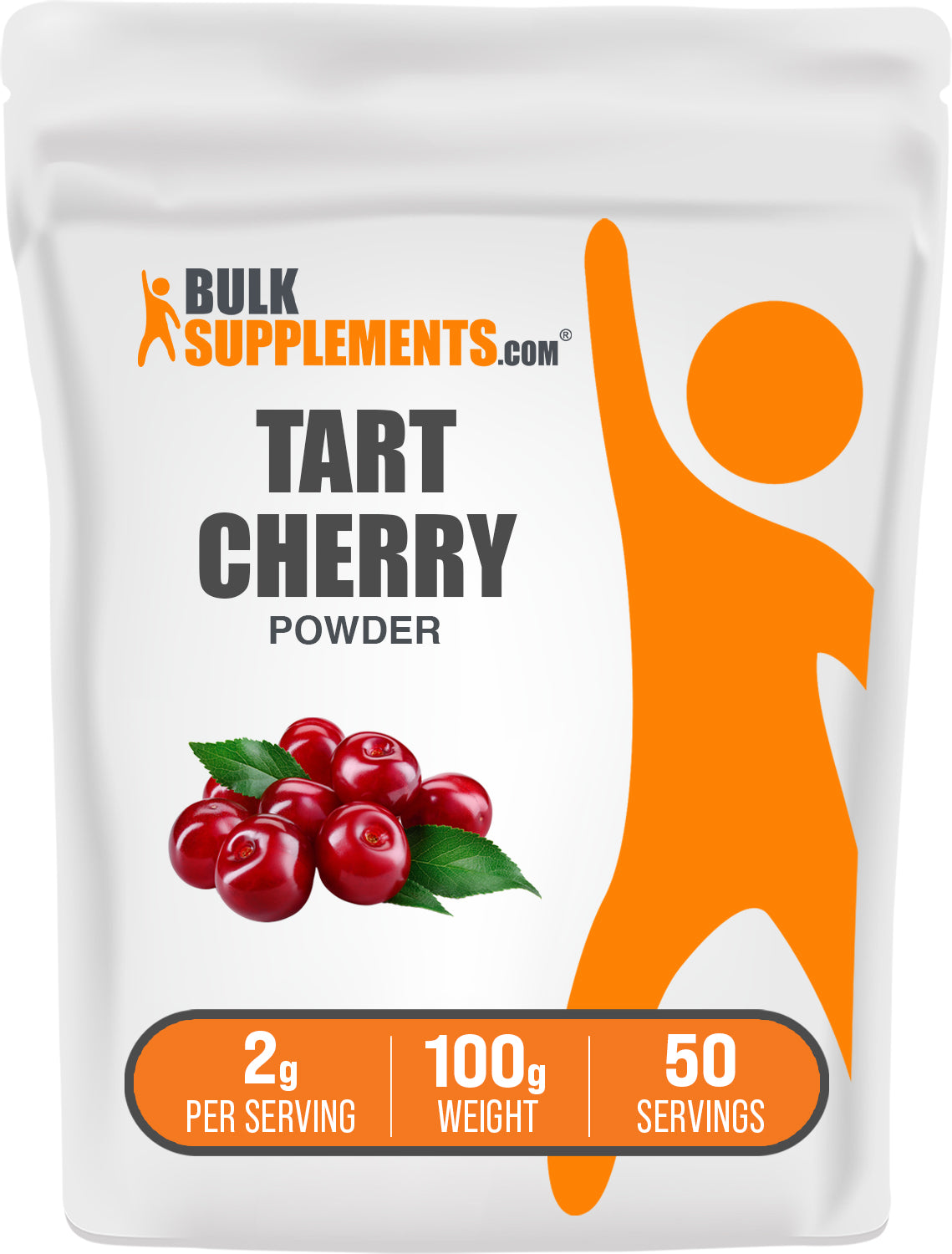 BulkSupplements.com Tart Cherry Powder 100g bag image