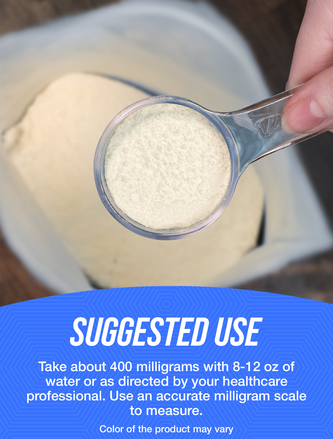 Theobromine powder suggested use image
