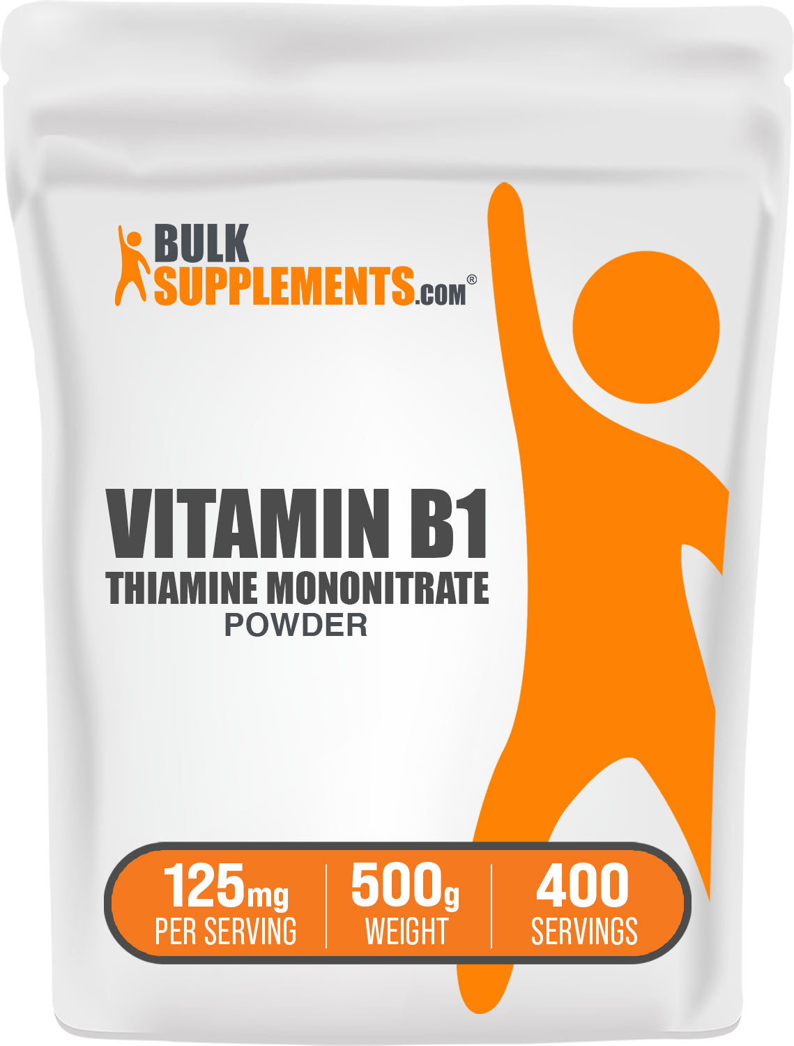 BulkSupplements.com Thiamine Mononitrate (Vitamin B1) Powder 500g bag image