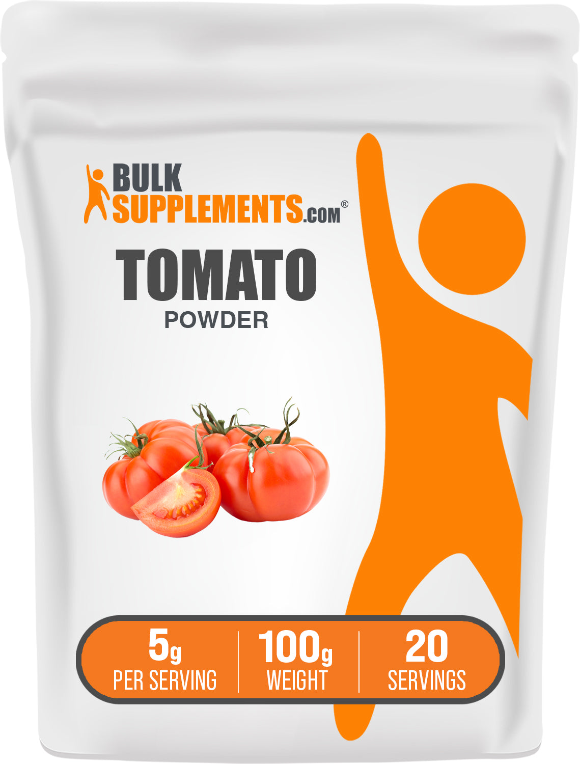 BulkSupplements.com Tomato Powder 100g bag image