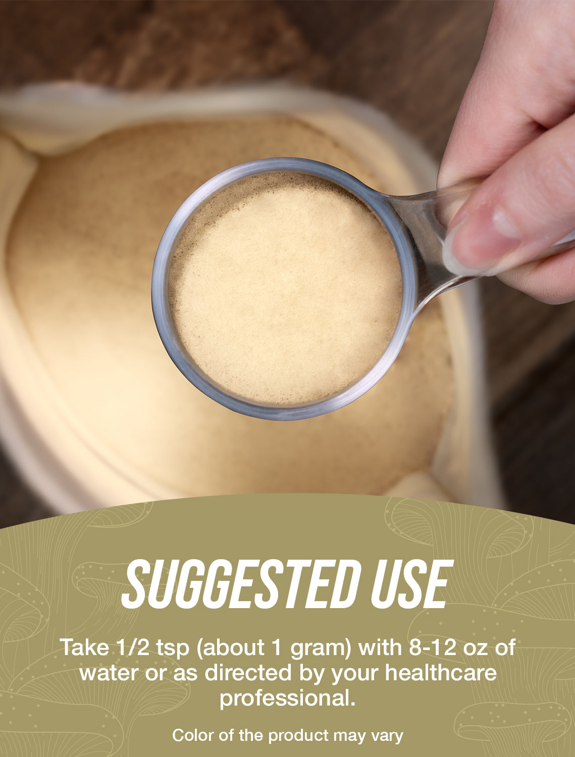 Tremella mushroom extract powder suggested use image