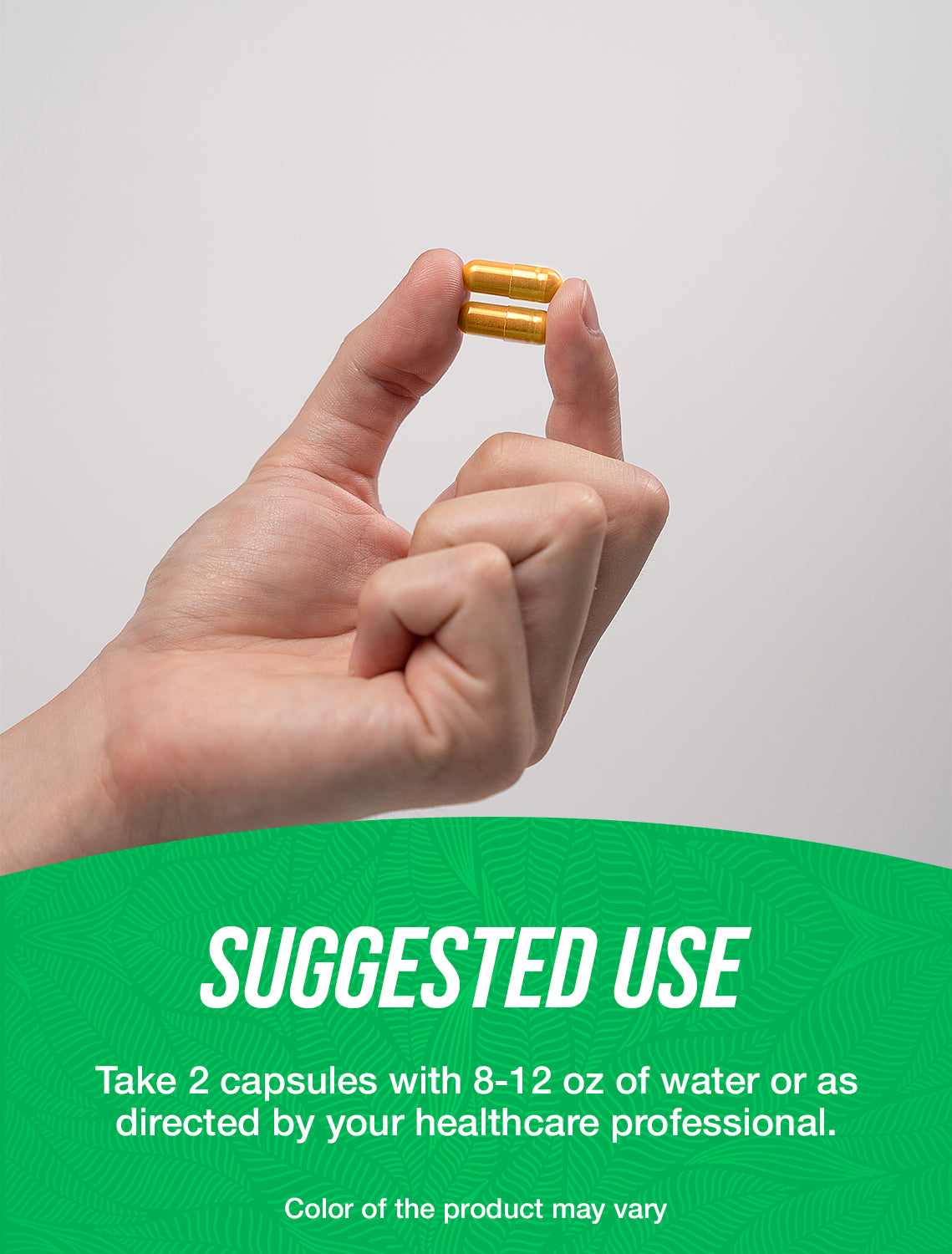 Turmeric extract capsules suggested use image