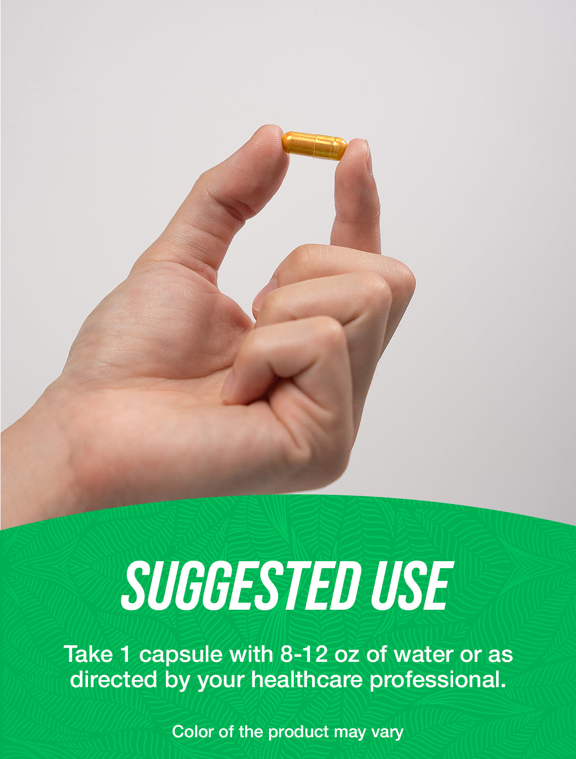 Turmeric extract capsules suggested use image