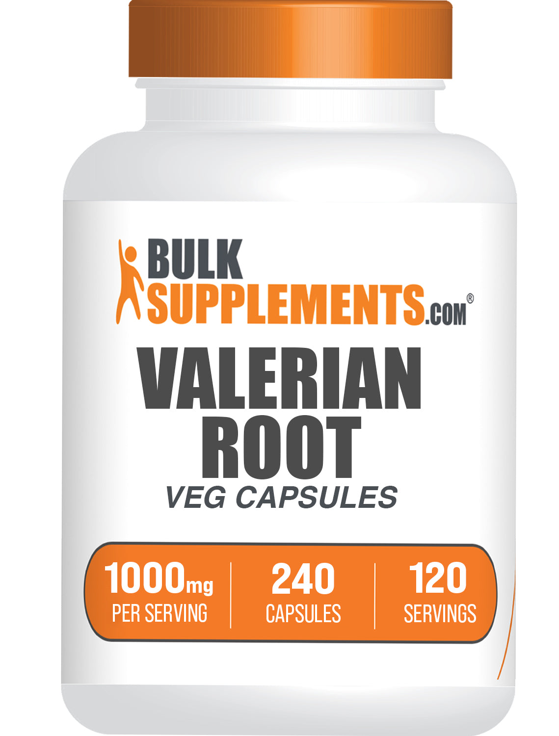 BulkSupplements.com Valerian Root Extract 240 capsules bottle image