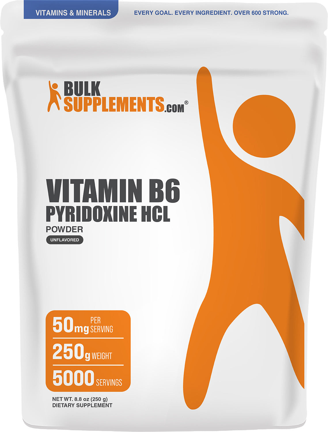 Vitamin B6 Pyridoxine HCl Powder 250g Main Image