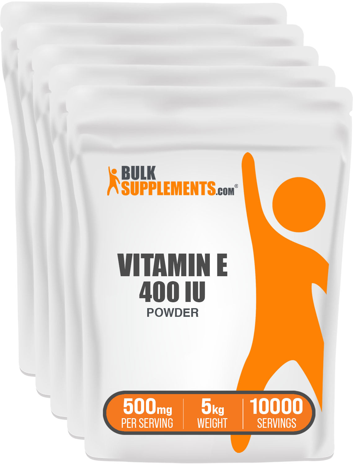 BulkSupplements.com Vitamin E 400 IU Powder 5g bag image
