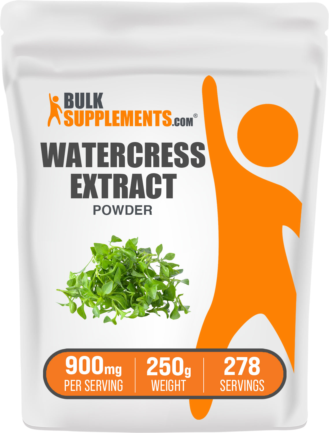 BulkSupplements.com Watercress Extract Powder 250g bag image